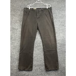 AG Adriano Goldschmeid Jean Men's 38x34 Charcoal the Protege Stright Leg